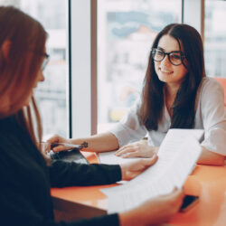 businesswomen in office